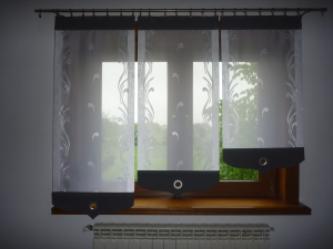 Panele ekrany szare listwy na 220 cm 