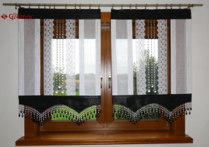 Panele z kaskadą i koralikami